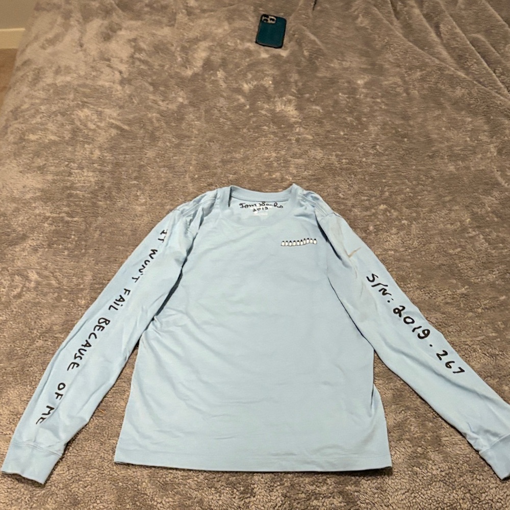Nike x Tom Sachs NRG Long-Sleeve Shirt 'Skyline Blue’